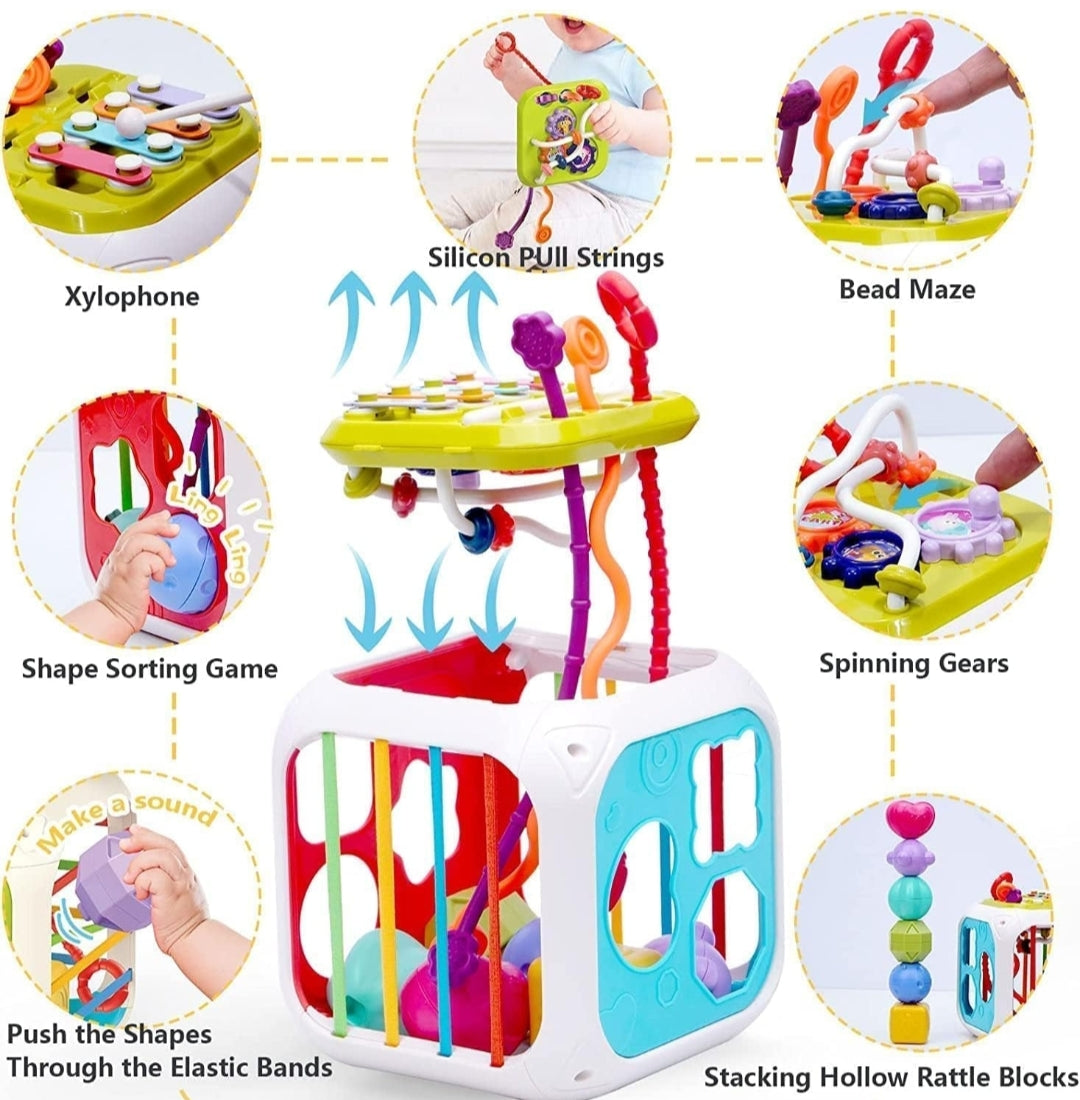 Montessori 7 in 1 Baby Sensory Toy for Kids